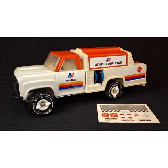 Tonka Other - Vintage 1980 Tonka United Airlines Refueling Truck No. 2535 w/ Decal Sheet